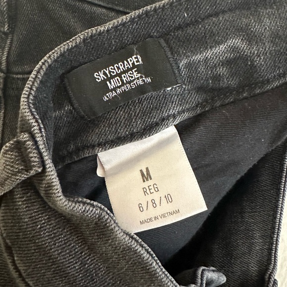 EXPRESS midrise hyperstretch skyscraper jean - Picture 5 of 11